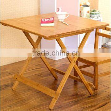 China manufacture furniture natural dining table bamboo folding table,Beautiful bamboo furniture