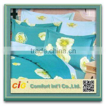 100% polyester printed bedsheet fabric