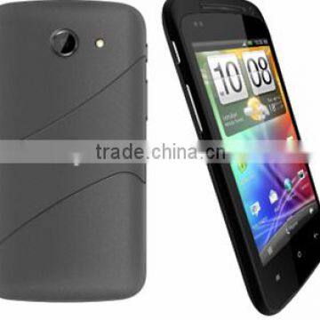 KOMAY China GSM PDA mobile phone R6 with 3.5 inch capacitive screen and free leather case and whatsapp function