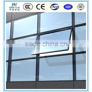 low-emissivity coated glass 6+12A+6MM glass curtain wall