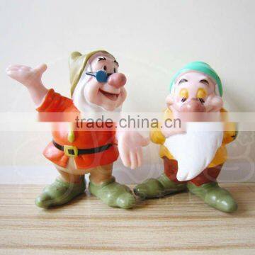 Plastic pvc santa figure toys,santa decoration toys