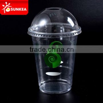 Take away food grade clear PET plastic cold cups