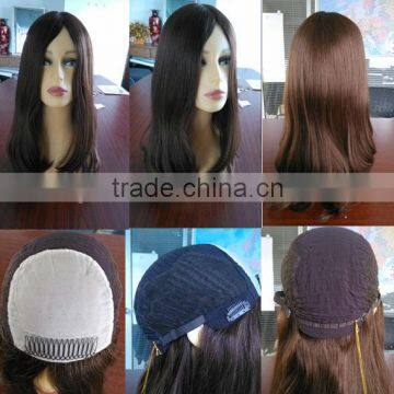 New Arriving 7A grade, European human remy hair silk top jewish wig kosher wigs