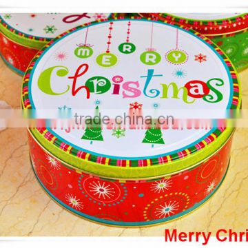 China Alibaba wholesale metal tin box/ round boxes/christmas tin box