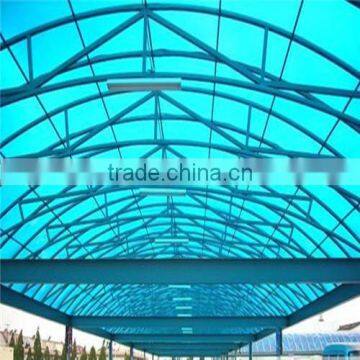 bule plastic commercial greenhouse 5 wall polycarbonate plate