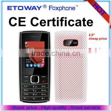 X2-05 2.0 inch dual sim low price pass ce phone