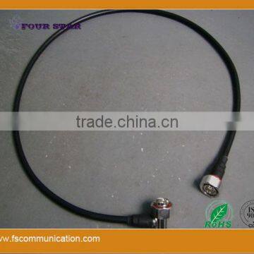 3/8'' Superflxible Cable Jumper 7/16 Male to 7/16 Male Right Angle Connector