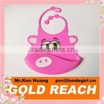 Poppy Pig Silicone Baby Bib