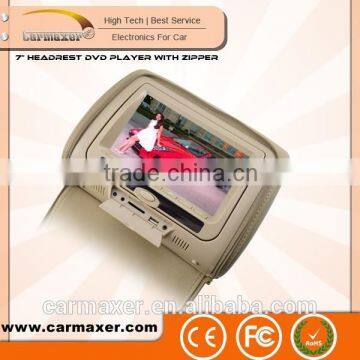 7inch car headrest monitor car headrest dvd player