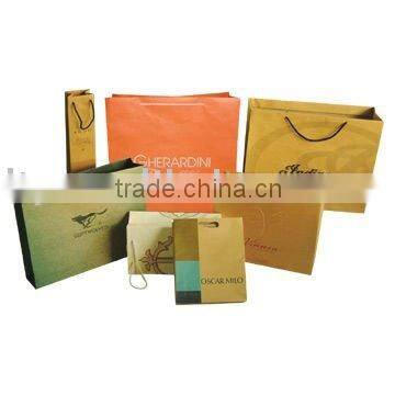 White and Brown Craft Paper Bags