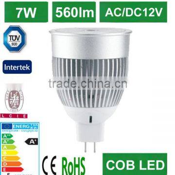 High brightness 7W 38/60 degree led spot light 12v