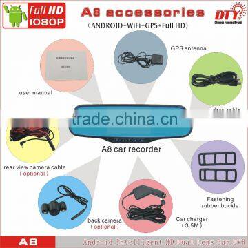 Android Car Blackbox, Full hd 1080p Vehicle Blackbox Dvr,fhd 1080p Intelligent Car Moving Dvr Recorder,A8 photo-6