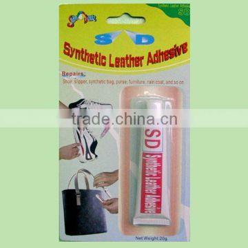 Heavy duty leather shoe glue for synthetic leather repair