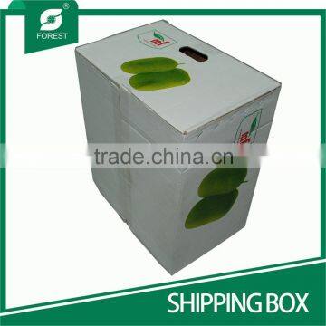 WHITE CORRUGATED SHIPPING BOX FOR MOVING FRESH VEGETABLES photo-5