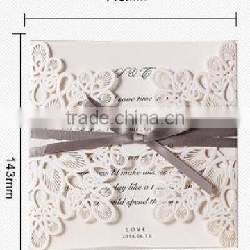 Wedding Card White Lace Style Hot Sale photo-2