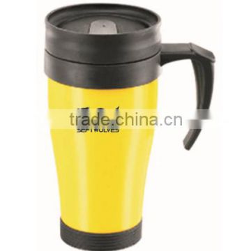 14 oz. Double-Wall Thermal PP (Polypropylene & Polystyrene) Mug With Comfort Handle