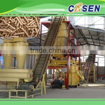 Wood sawdust pellet production line