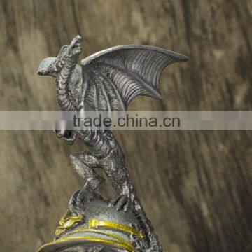 Metal Dragon With Skull