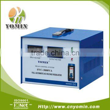 Manufacturer YMSVC-3 Single Phase Servo Motor Stabilizer , Automatic Stabilizer 3000VA /