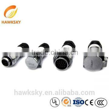 China Supplier OEM Male 16/7/4 pin Aviation Electrical Connector