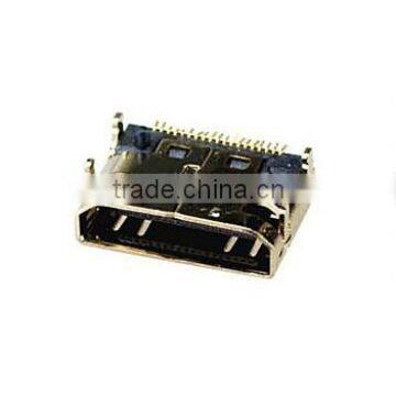 Nickel-plated C type HDMI Female Connector with 0.5A Current Rating