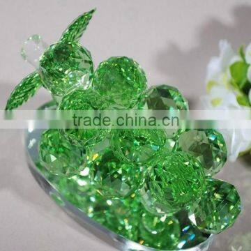 New gifts Artificial K9 glass Green crystal grape