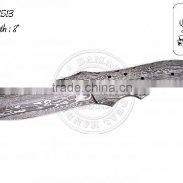 Damascus Steel Knife Blade Blank DD-BB-1513