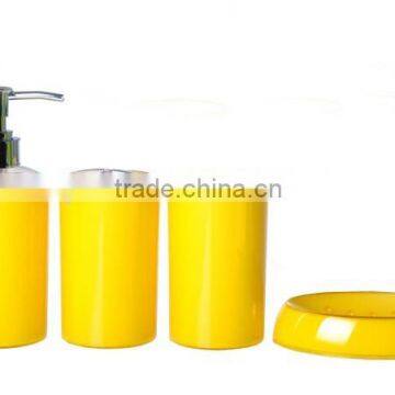 Yellow Dispensing Bottle Body Lotion Bottle With Plastic Body Lotion Bottle Plastic photo-2