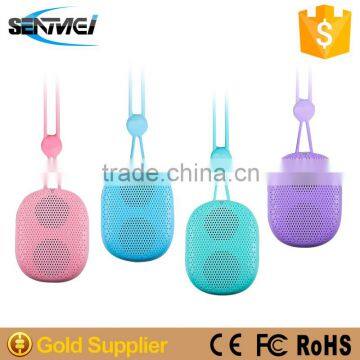 Wearable portable wireless mini bluetooth speaker with TF card
