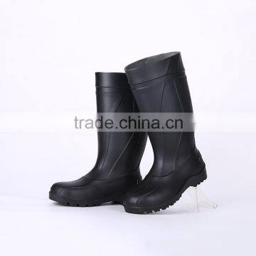 2016 Wholesale Cheap Black Safety PVC Rain Boots, Steel Toe Insert Safety Boots photo-3