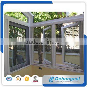 Steel liner PVC tilt-turn window, good quality window with EPDM seals