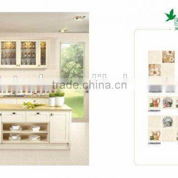 Kitchen floor and wall ceramic tile