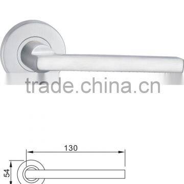 solid stainless steel door lever handle, stainless steel door handle, stainless steel door lock