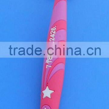 custom red PVC magetic ballpen with recessed logo