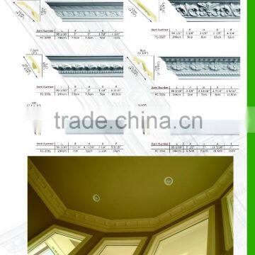 High Quality Good price beautiful new modern luxury pu decorative Ceiling Cornice