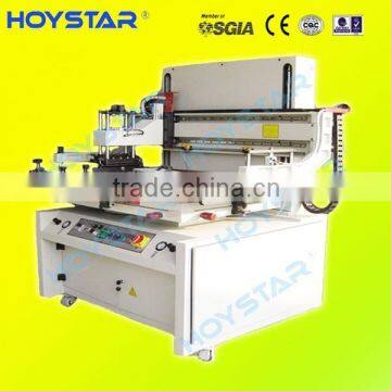 Semi automatic flat screen printing machine for safety signs