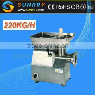 Power and efficient commercial industrial stainless steel meat grinder machine with CE certificate