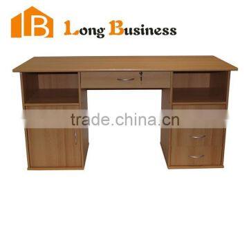 LB-JL7033 Wooden MDF modern home simple computer desk design with shelf