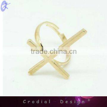 2013 New Products Cheap Wholedale Fashion Cross Gold Tat Ring For Boy Fashion Jewelry Gift