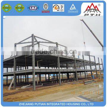 Various color two story prefabricated steel structure warehouse building                        
                                                Quality Choice