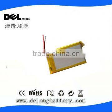 3.7V 580mah lithium polymer Battery with wires for MP5