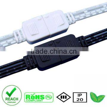 Dongguan 12V RGB 5050 SMD Led Flexible Strips 4 Way Junction Boxes With 4 Cord Cable photo-6