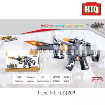 Hot selling novelty gun electric plastic toy gun for child