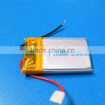 3.7V180mAh small lithium polymer battery (Size:402030)