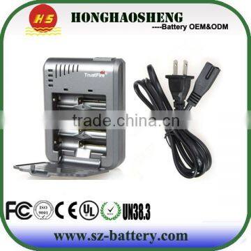 charger high quality 4 channels trustfire charger rechargeable li-ion batteries Trustfire TR003