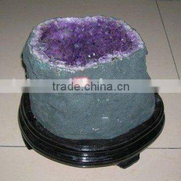 Natural Amethyst Crystal Geode