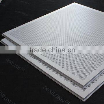 Dia1.8mm Perforated Aluminum Flase Metal Lay In Ceiling Tiles 600x600mm photo-4