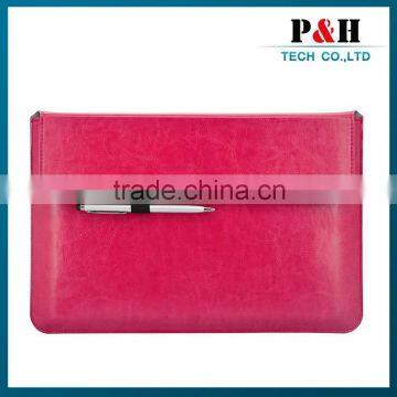 2015 Business Syle Leather Portfolio Case for 12 Inch Tablet or Laptop photo-4