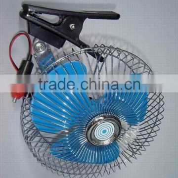 portable oscilating car fan dc 12v