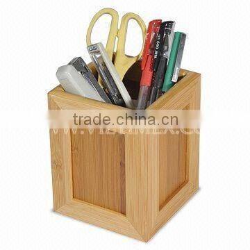 Pen Holder, Made of Bamboo, Suitable for Home and Office Use